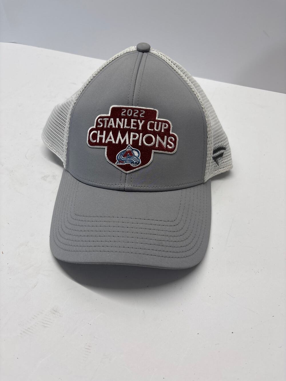 Colorado Avalanche 2022 Stanley Cup Champions Fanatics Trucker Hat Gray NHL